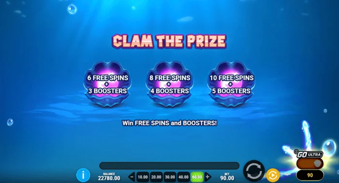 Manta Mayhem - odabir školjke u Clam The Prize